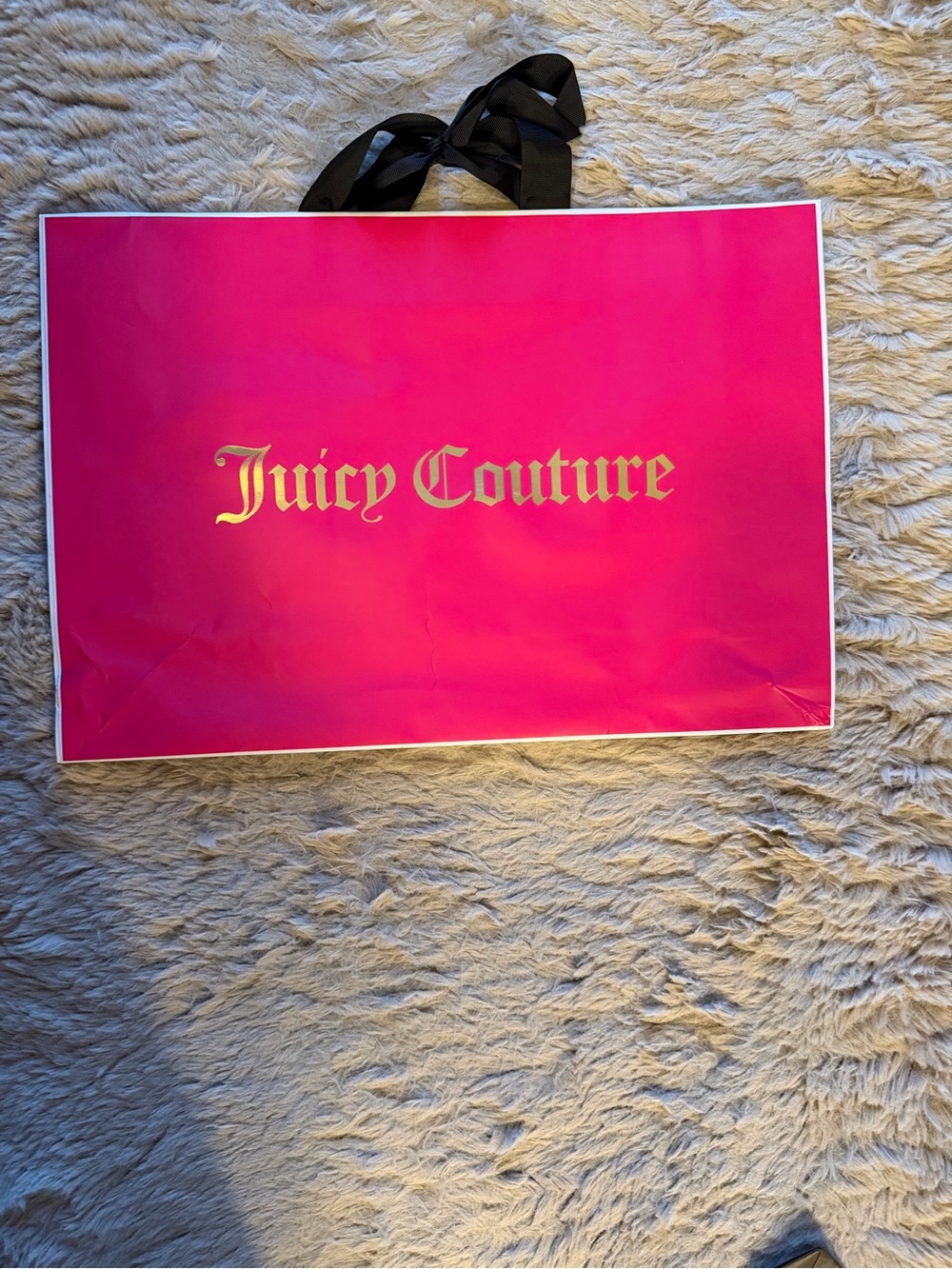 EARLY 2000 JUICY COUTURE SHOPPING BAG big size